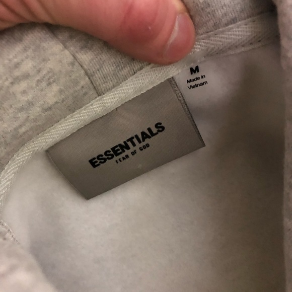 Essentials FOG 2020 Heather Grey Hoodie - Picture 3 of 6